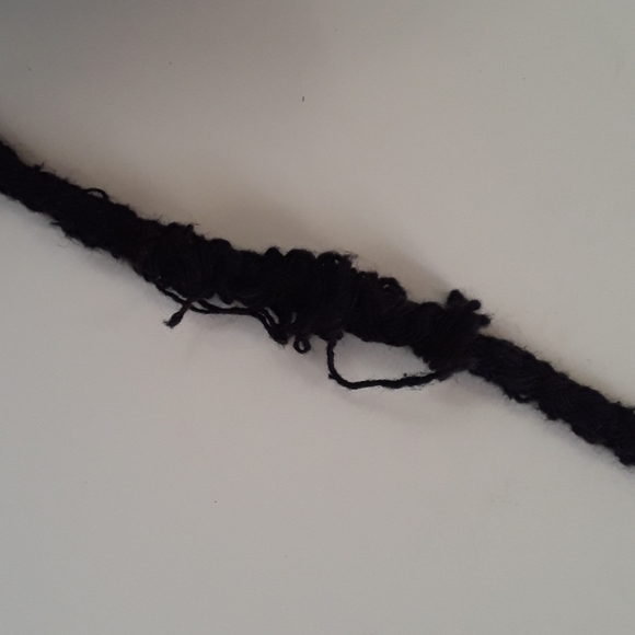 Faux Fur Suede Black Boots with Back Lace - Picture 7 of 8